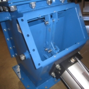 Various types of industrial material handling valves, including rotary, knife gate, double dump, and trickle valves. Various types of industrial material handling valves, including rotary, knife gate, double dump, and trickle valves.