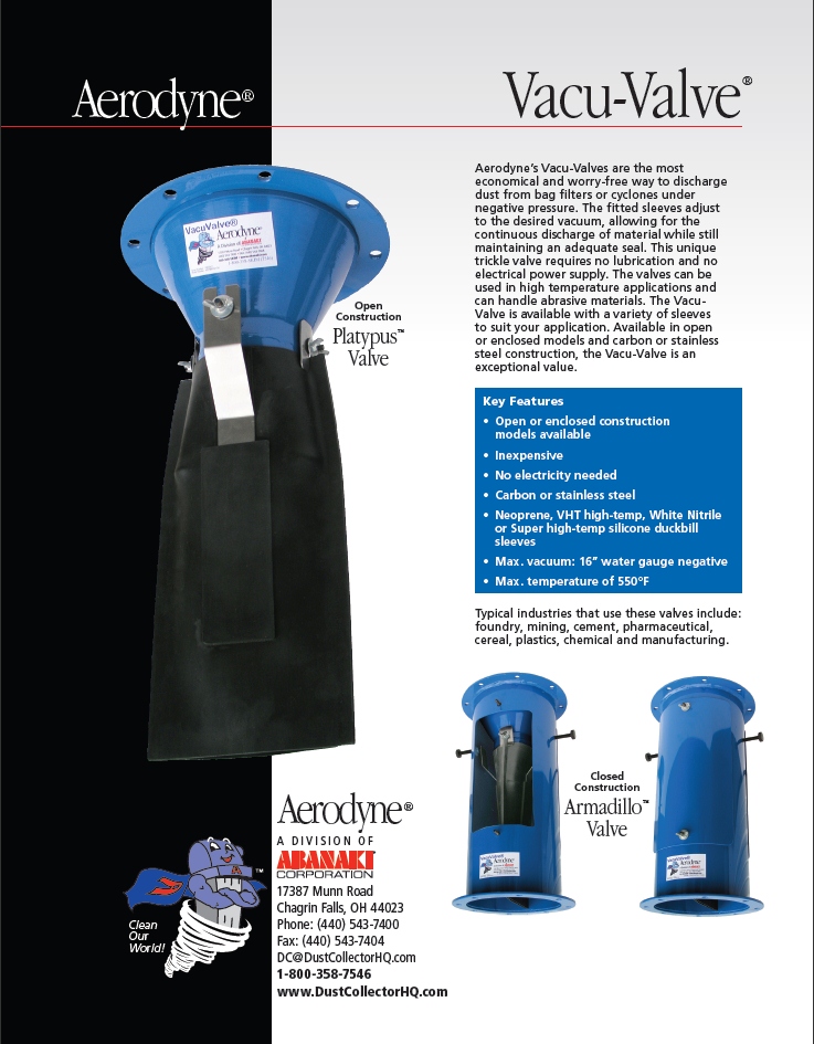 Vacu-Valve Detailed Brochure